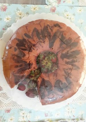 عکسی از دستور کیک توت فرنگی