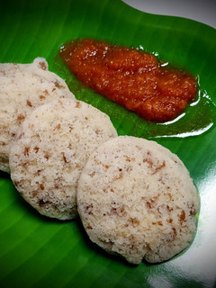 A picture of Horsegram Idli.