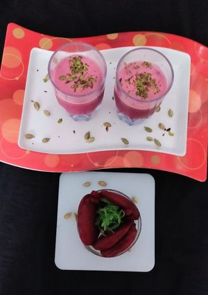 A picture of Beetroot shake.
