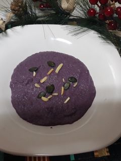 Una foto de Crema de lombarda con manzana