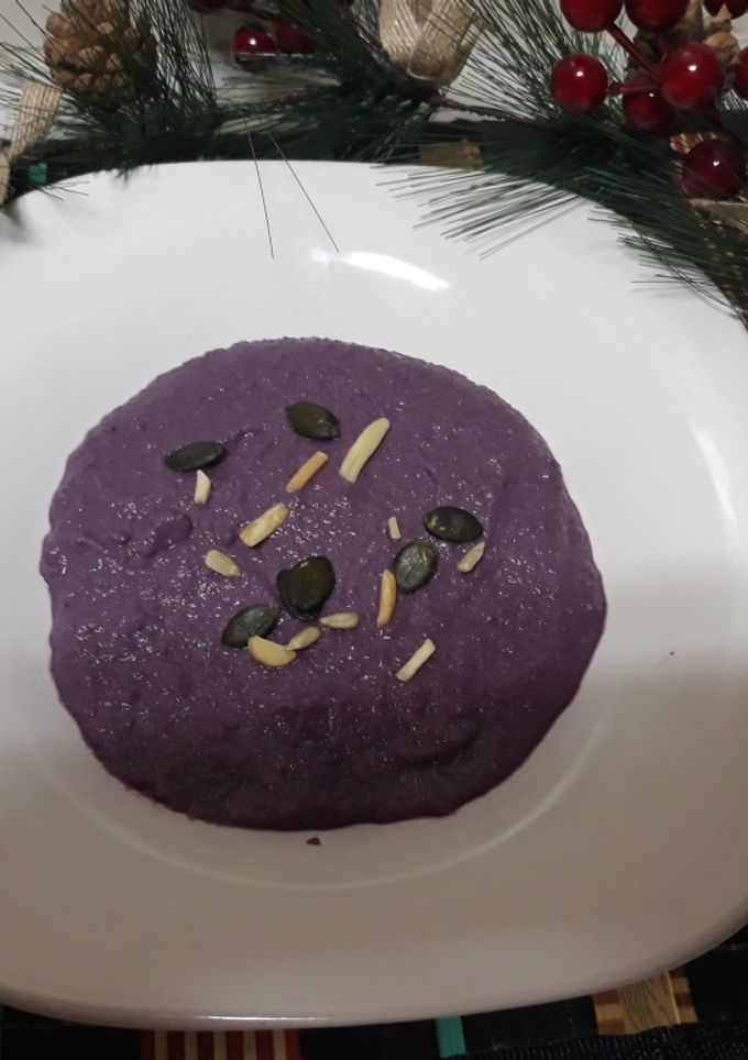 Una foto de Crema de lombarda con manzana