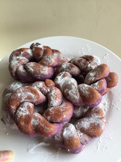 Foto resep Donat ubi ungu
