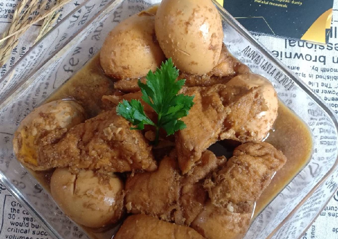 Semur Khas Betawi (Telor dan Tahu)
