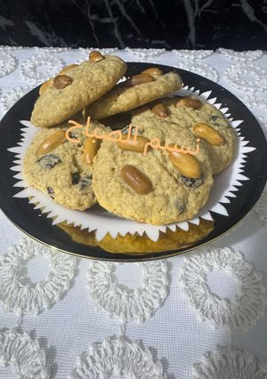 صورة لوصفة #المريول_السوبر كوكيز 🍪 بالزبيب
