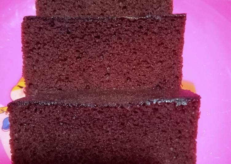 Cake brownies chocolatos kukus