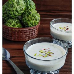 A picture of Custard Apple Basundi.