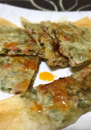 千張海藻煎餅 的食譜成品照片