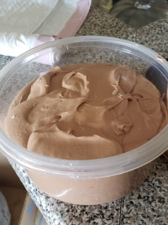 A picture of Chocolate coffee buttercream frosting.