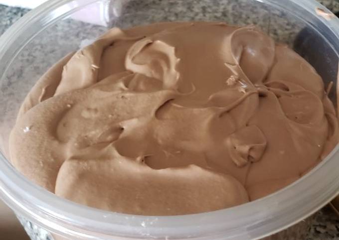 Chocolate coffee buttercream frosting