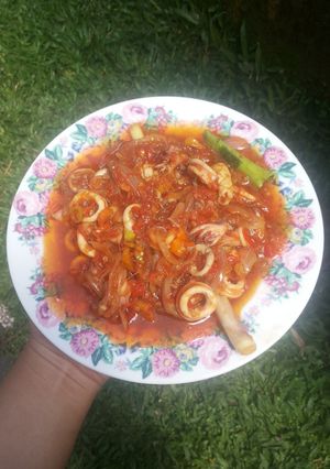 Foto resep Cumi asam manis pedas
