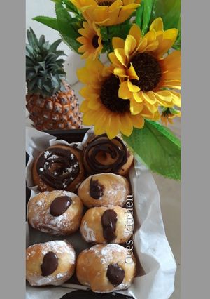 Foto resep Bomboloni dan donat menul empuk