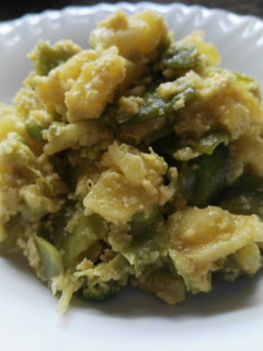 Una foto de Revuelto de patatas con judías verdes