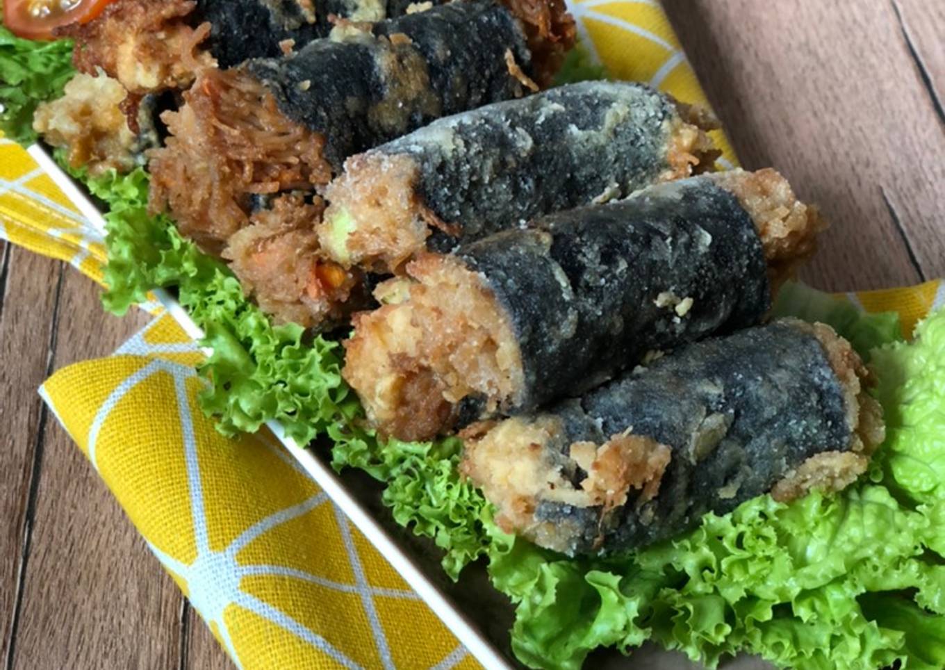 Resep 435. Gimmari Bihun (Lumpia Korea) #ComboNgabibita_SayurMayur Anti Gagal