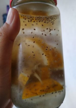 Foto resep 75. Infused water lemon chia