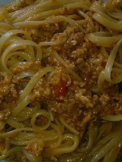 Una foto de Pasta a la boloñesa