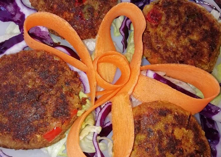 Hamburguesas de verduras y legumbres a la plancha 💚