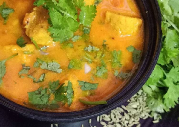 Recipe of Any-night-of-the-week Rajasthani gatte ki sabji