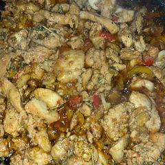 A picture of Shawarma chicken sauce.