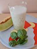 Lassi de melón, albahaca y jengibre 🇮🇳