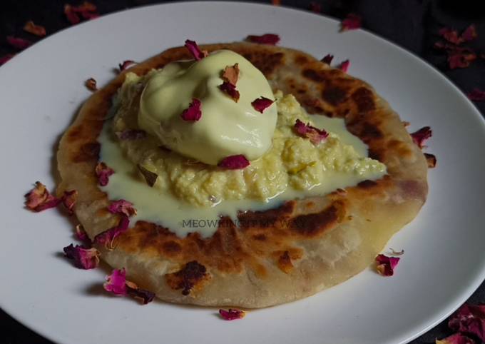 Gulab Jamun Paratha Recipe by Meowking It My Way - Cookpad