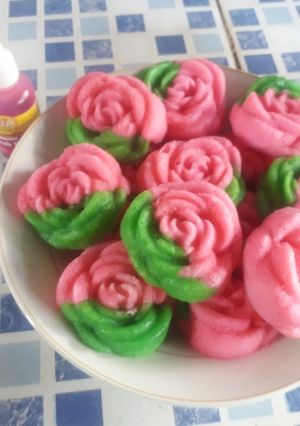 Foto resep Bolu kukus 2 warna