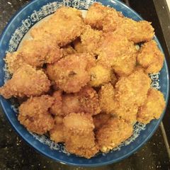 A picture of Deep fried pork ribs.