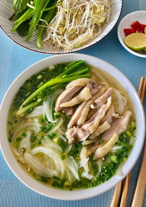 A picture of Chicken Pho (Phở Gà).