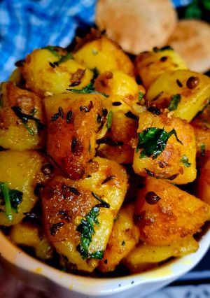 जीरा आलू रेसिपी मुख्य फोटो