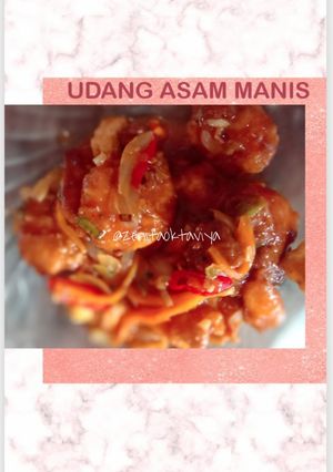 Foto resep Udang Tepung asam manis