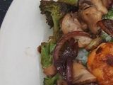 Sauteed Sesame Broccoli, Onion and Mushroom
