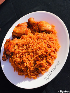 A picture of Party jollof rice.