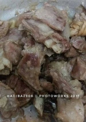 Foto resep Ungkep daging kambing endesss