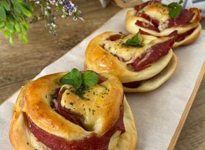 Foto resep Beef slice Mayo Bread