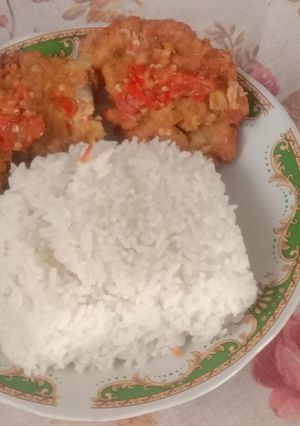 Foto resep Nasi Ayam Geprek