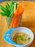 Rau Củ Luộc Chấm Sốt Hummus