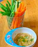 Rau Củ Luộc Chấm Sốt Hummus