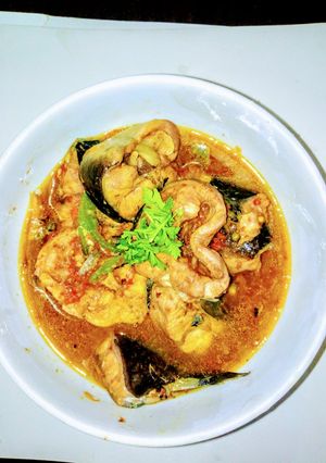 A picture of Catfish peppersoup.