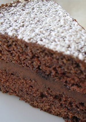 A picture of Super Easy Chocolate Cake.