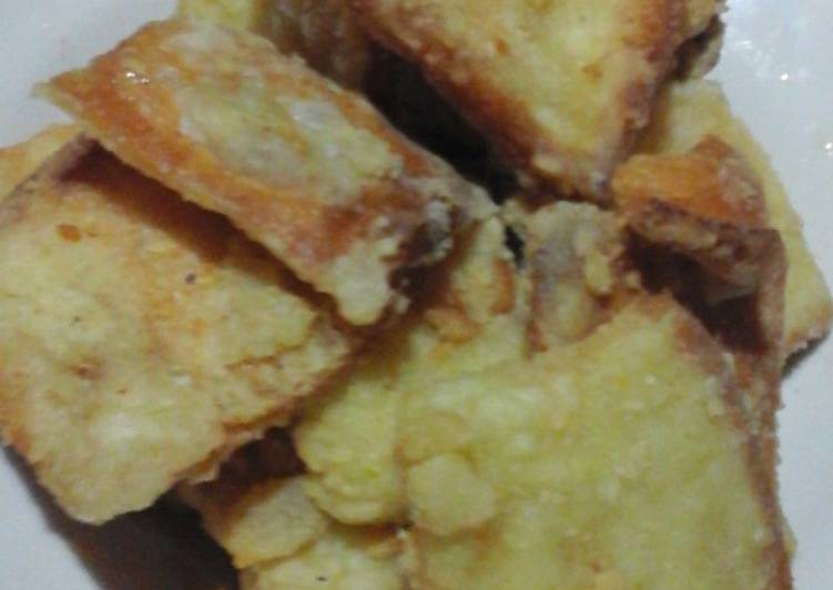 Roti tawar crispy