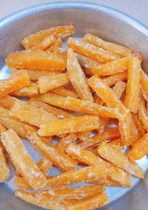 Hình của món Mứt khoai lang.