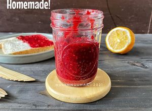 Foto resep Selai Strawberry Raspberry Homemade!