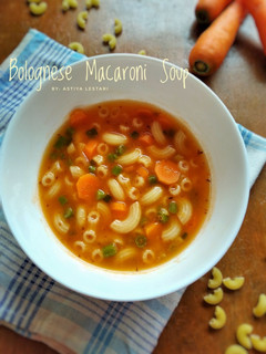 Foto resep Bolognese Macaroni Soup
