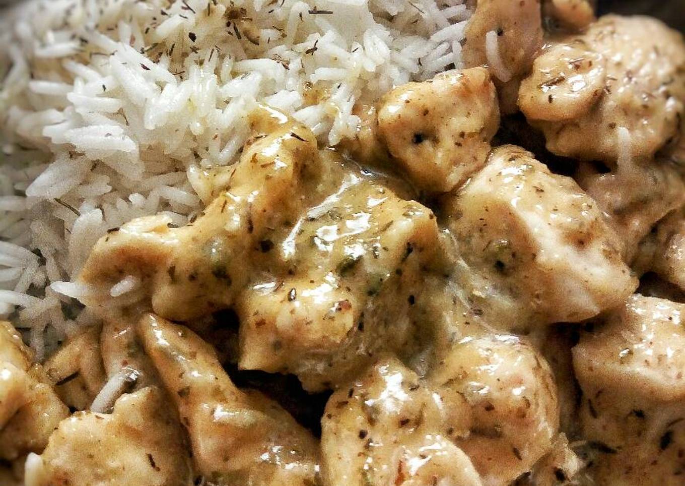 Pollo con Salsa de Mostaza y Miel