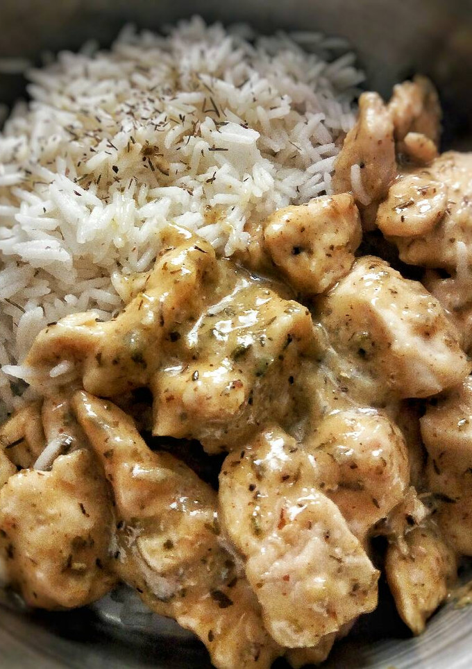 Una foto de Pollo con Salsa de Mostaza y Miel