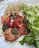 Salmón al horno