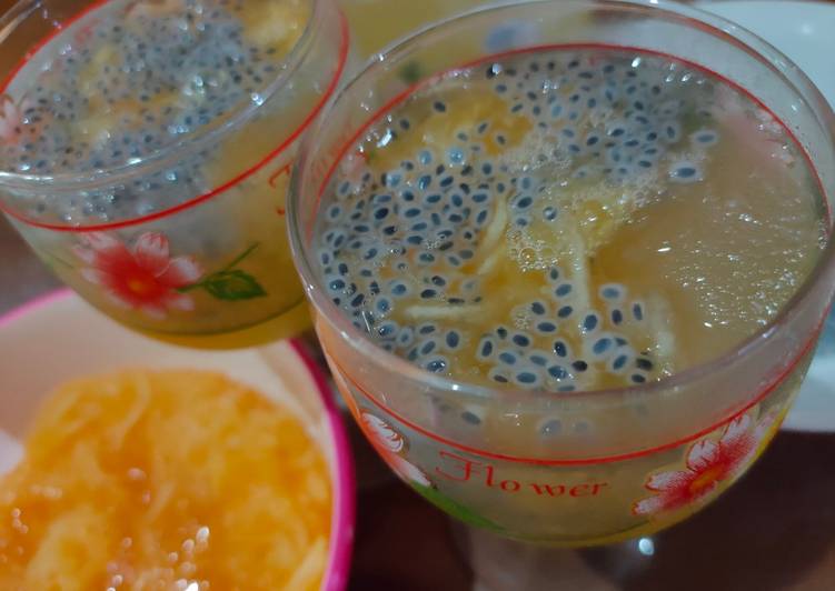 Resep: saat makan malam47. Es Blewah Sari Markisa