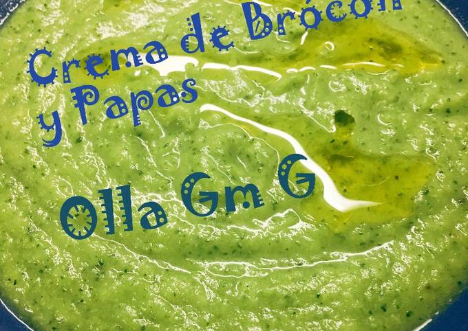 Foto principal de Crema de brócoli y papas en Olla Gm G