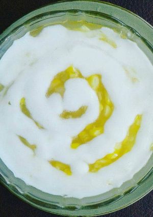 Hình của món Chè bắp cốt dừa.