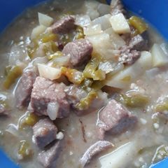 A picture of Green Chili Stew.