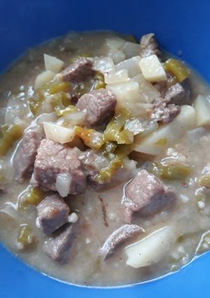 A picture of Green Chili Stew.